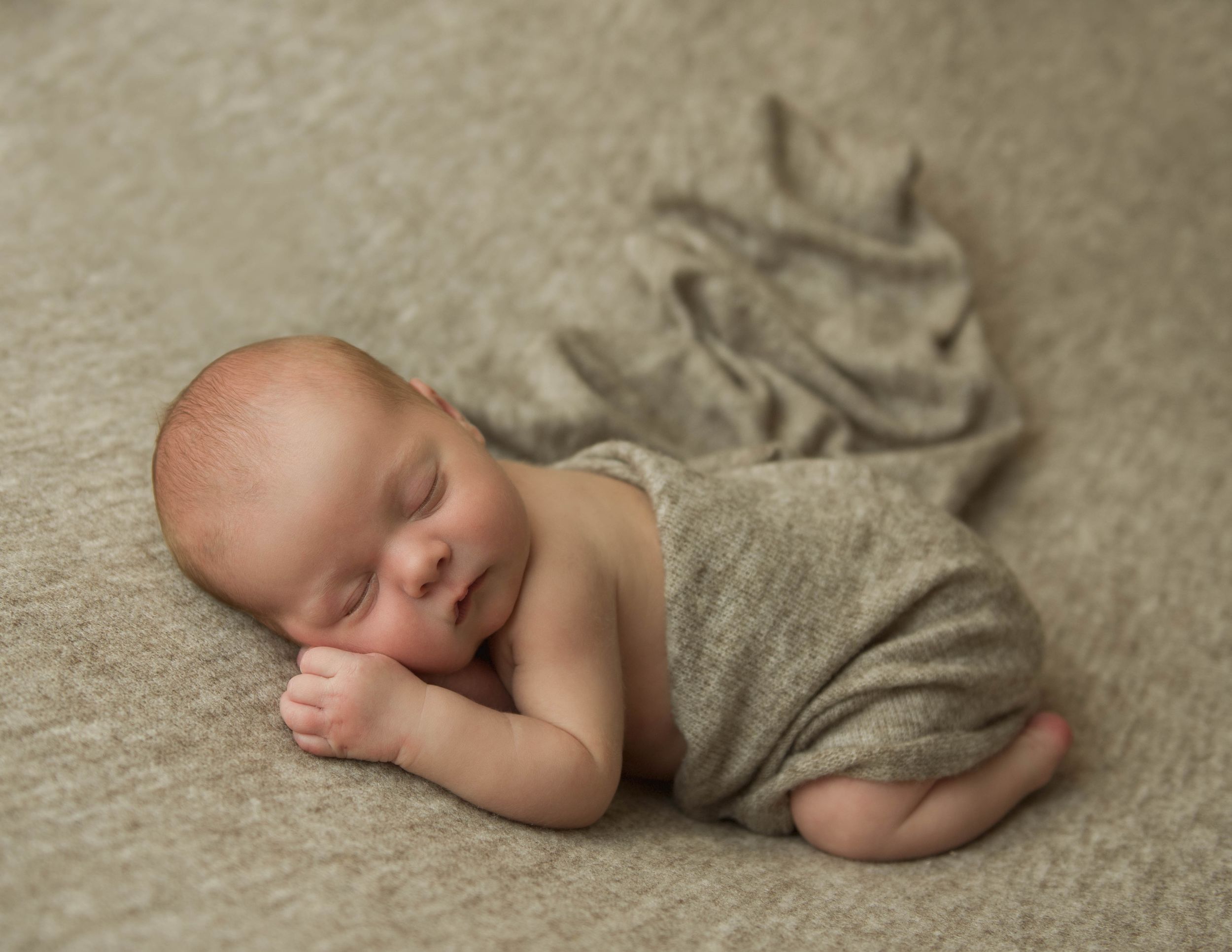 baby studio pose