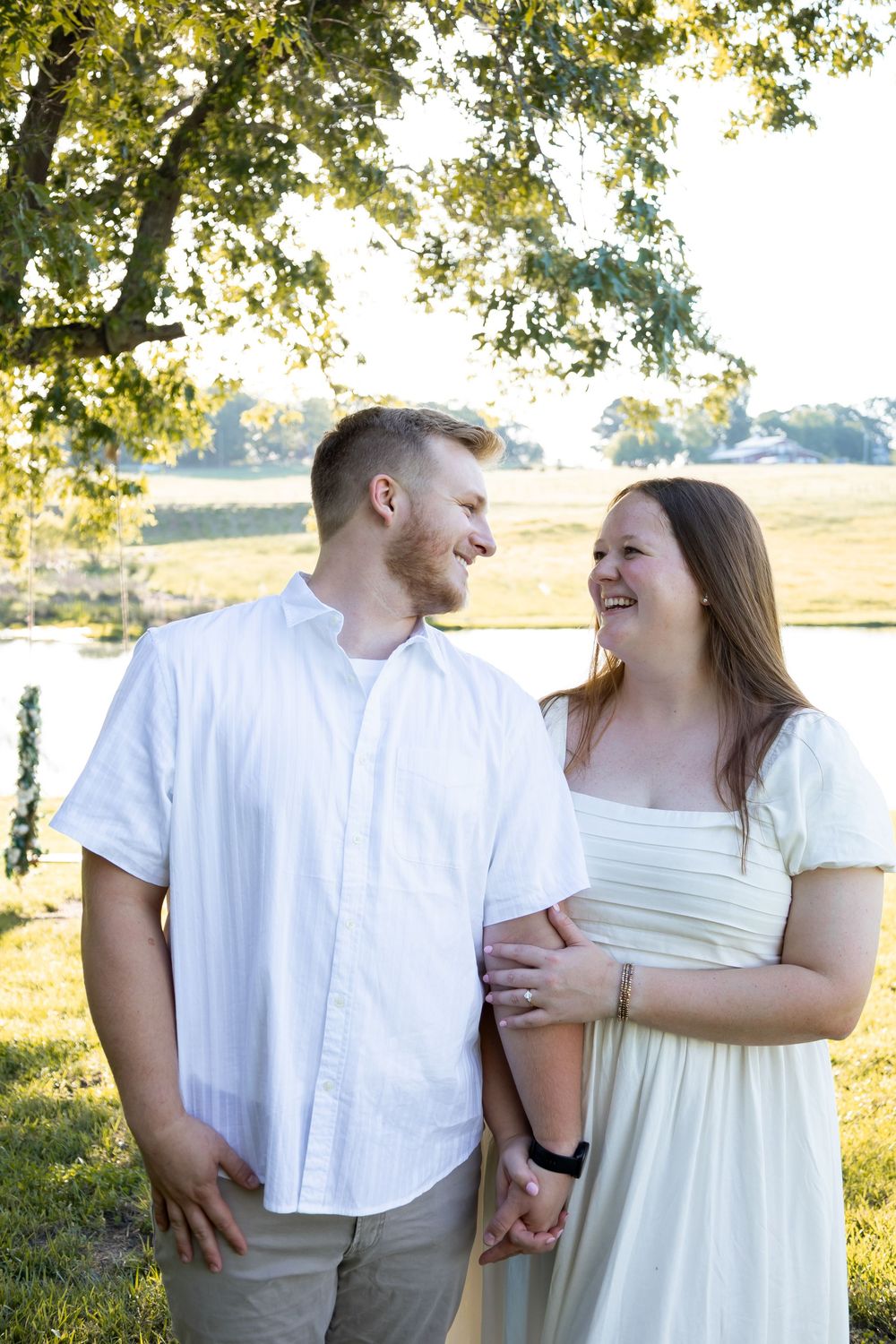 Engagement Couples Session in Liberty, NC