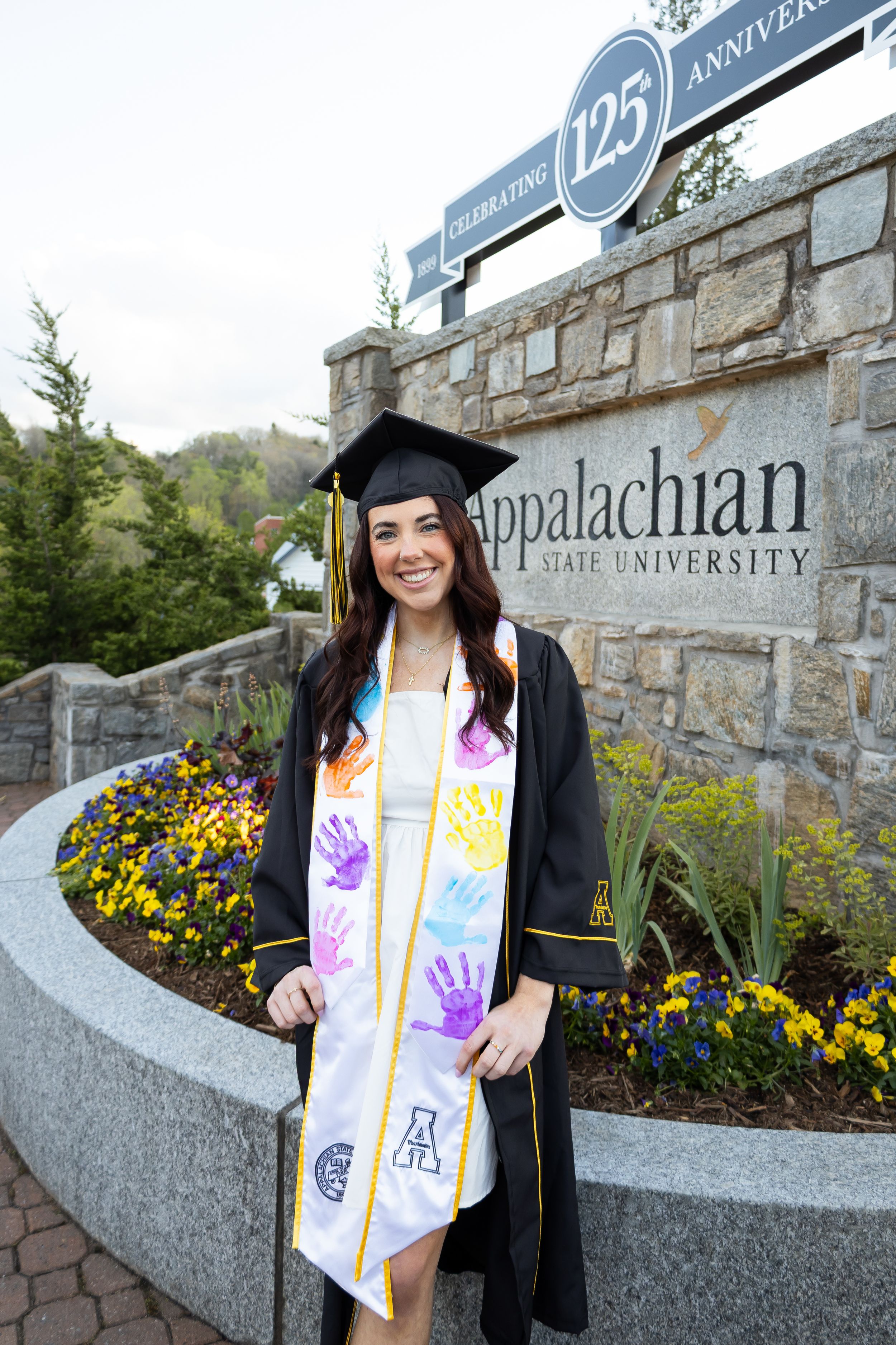 Graduation Photography for Appalachian State University graduate in Boone, NC