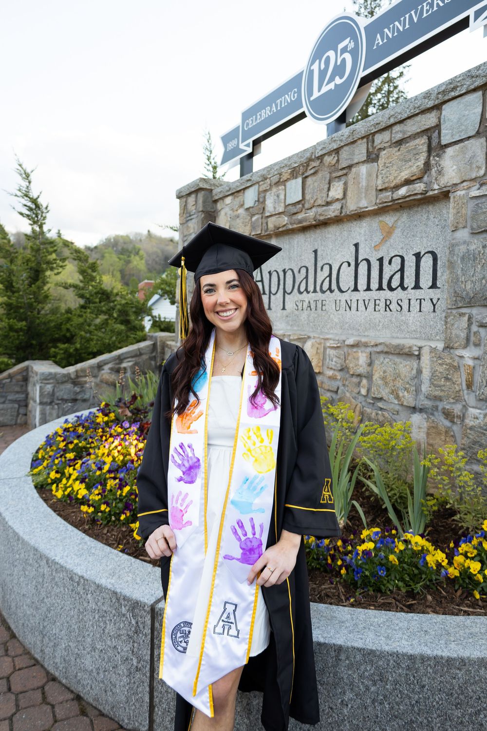 Graduation Photography for Appalachian State University graduate in Boone, NC