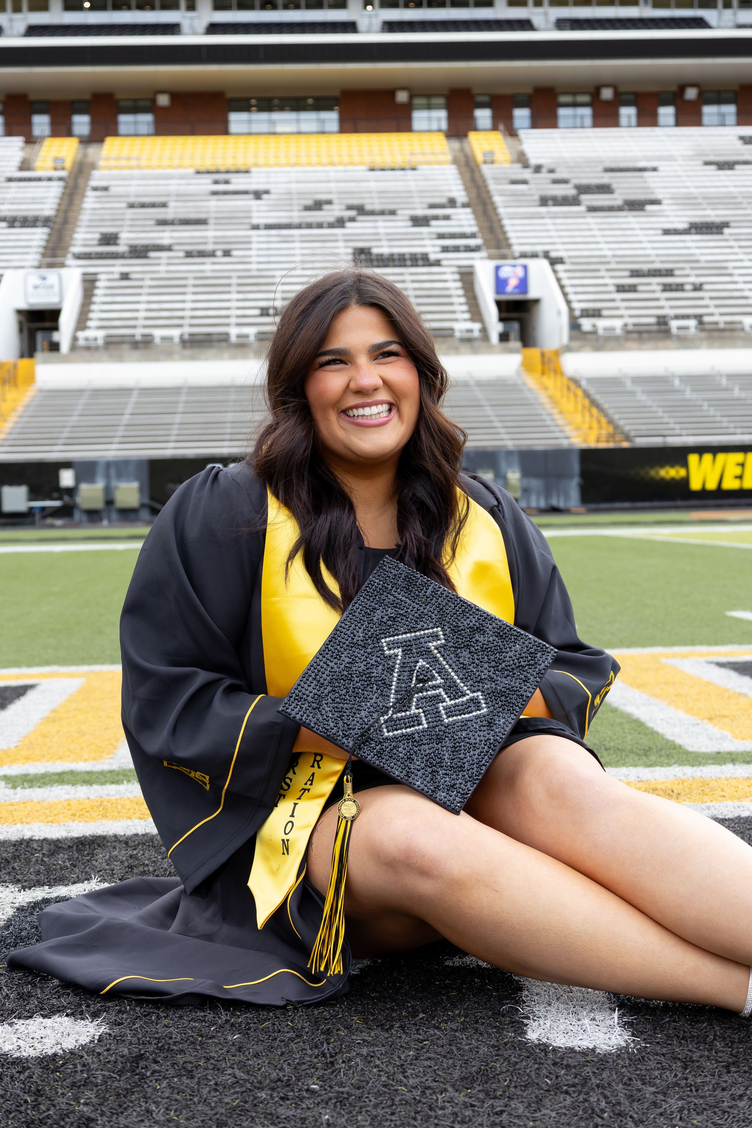 Graduation Photography for Appalachian State University graduate in Boone, NC