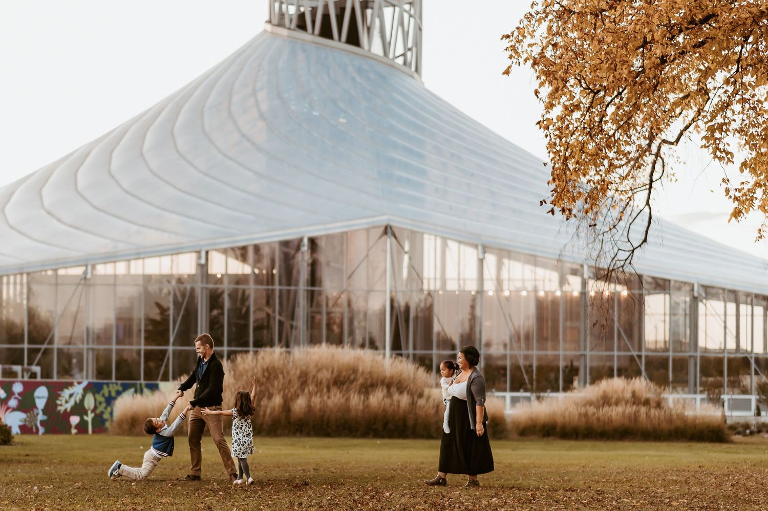 outdoor fall family session