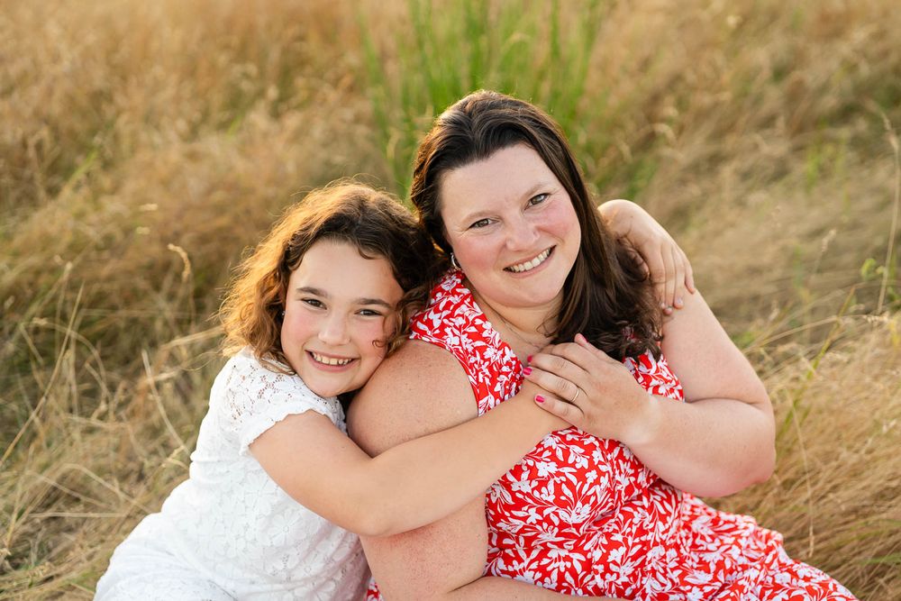 Mother daughter photo session at Marymoor Park in Redmond Ling Ling