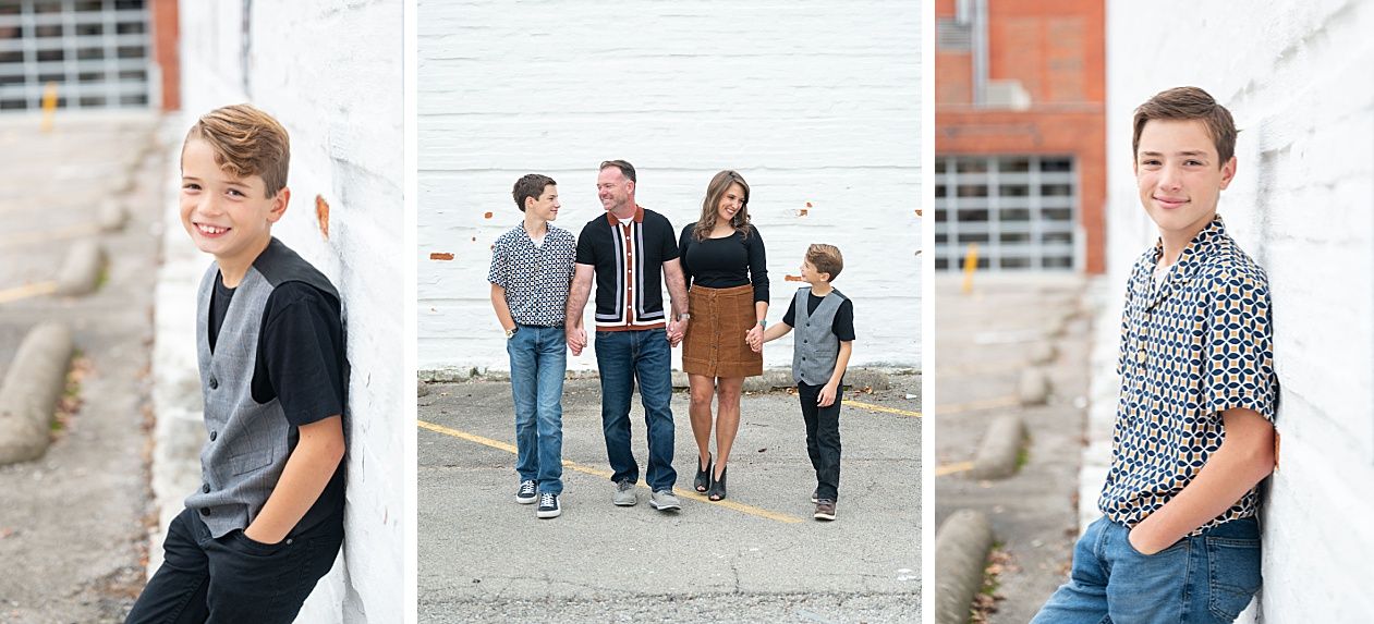 Family of 4 Session in Downtown Bartlesville by Bartlesville Family Photographer Kristi Bray