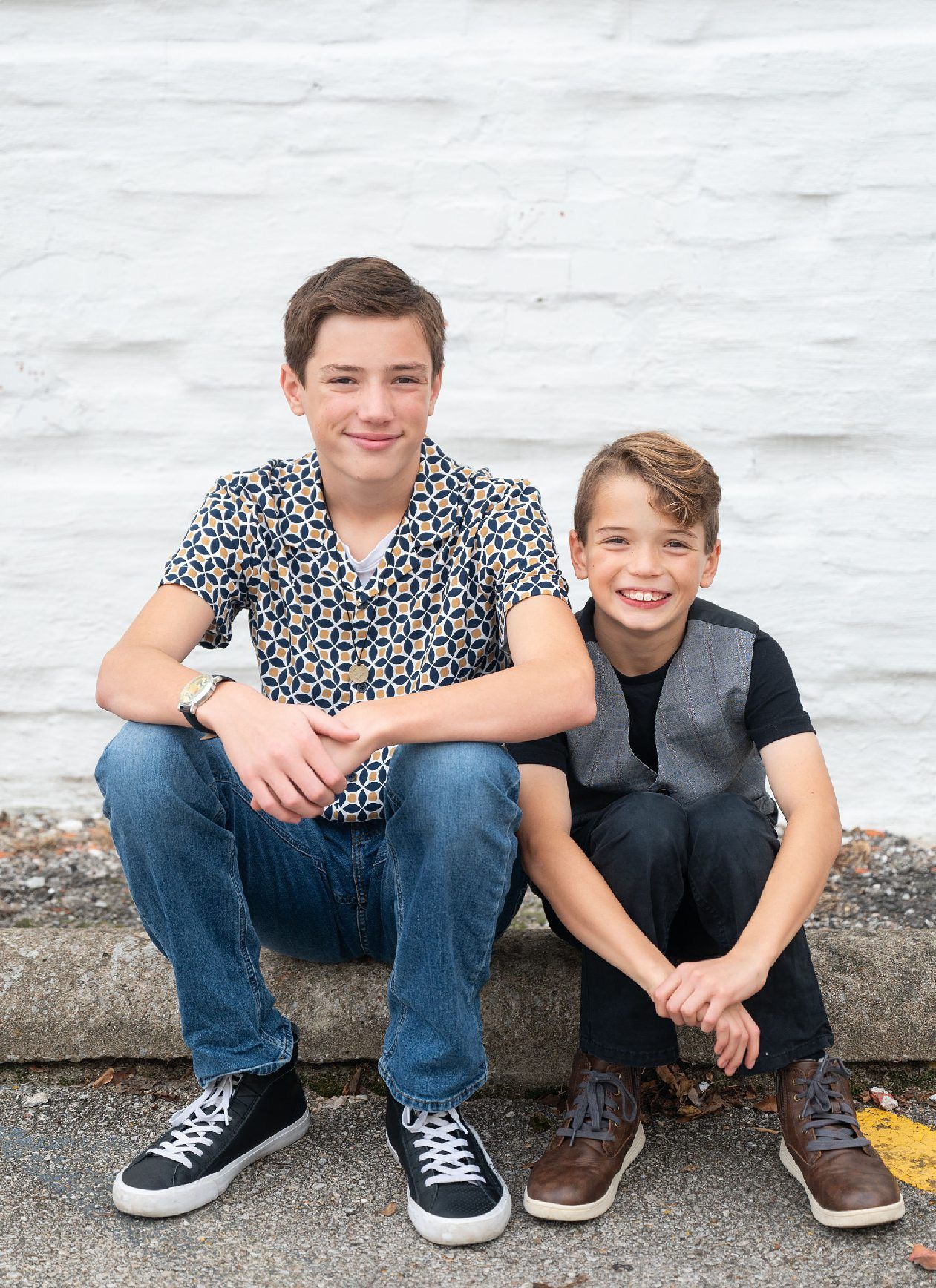 Family of 4 Session in Downtown Bartlesville by Bartlesville Family Photographer Kristi Bray
