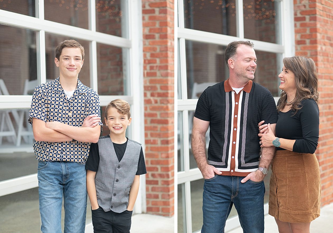 Family of 4 Session in Downtown Bartlesville by Bartlesville Family Photographer Kristi Bray