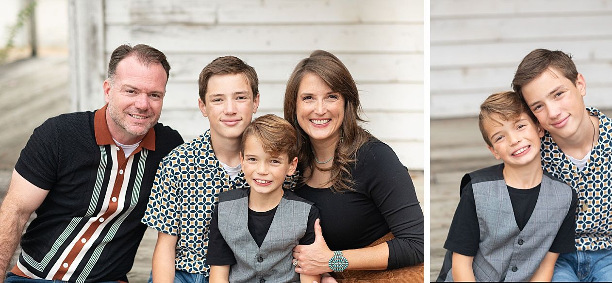 Family of 4 Session in Downtown Bartlesville by Bartlesville Family Photographer Kristi Bray