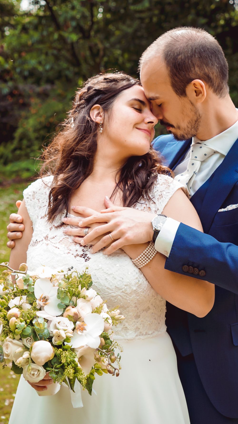 Photo de mariage, couple photographié par Chloé Cabanes