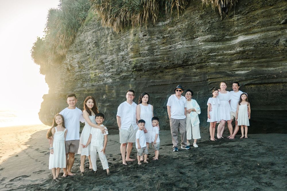 family photo at bali