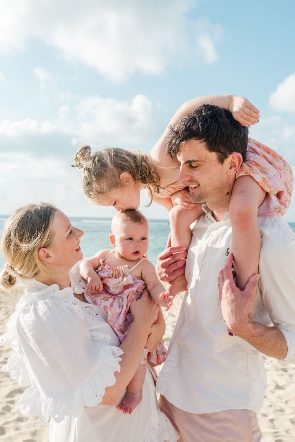 family photo in bali