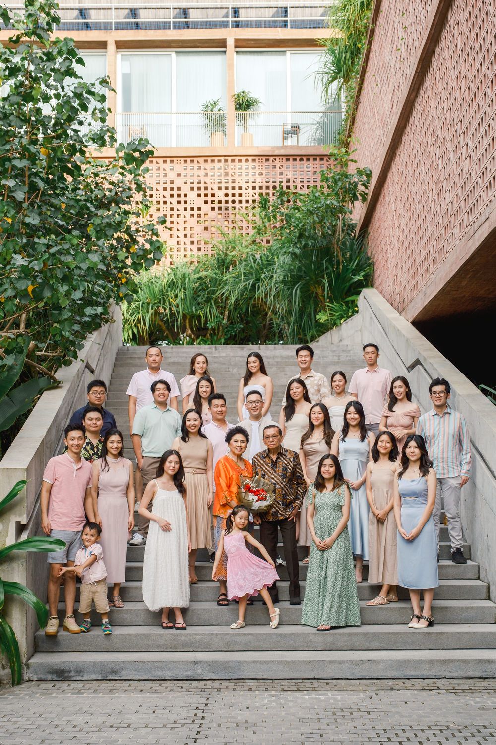 family photo at bali