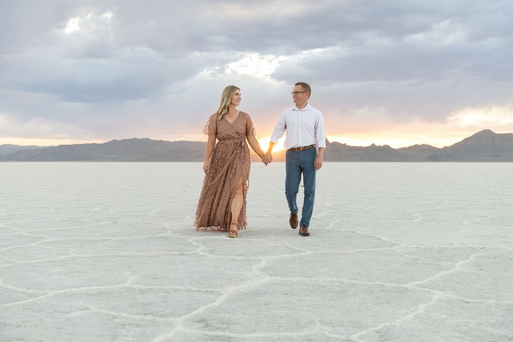 Couple photoshoot and Bonneville salt flats