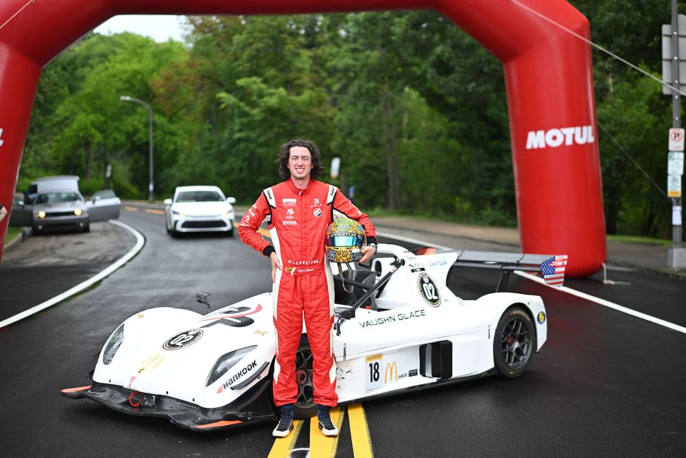 Winner at the Motul Hill Climb for Pittsburgh Vintage Grand Prix in Schenley Park 2025