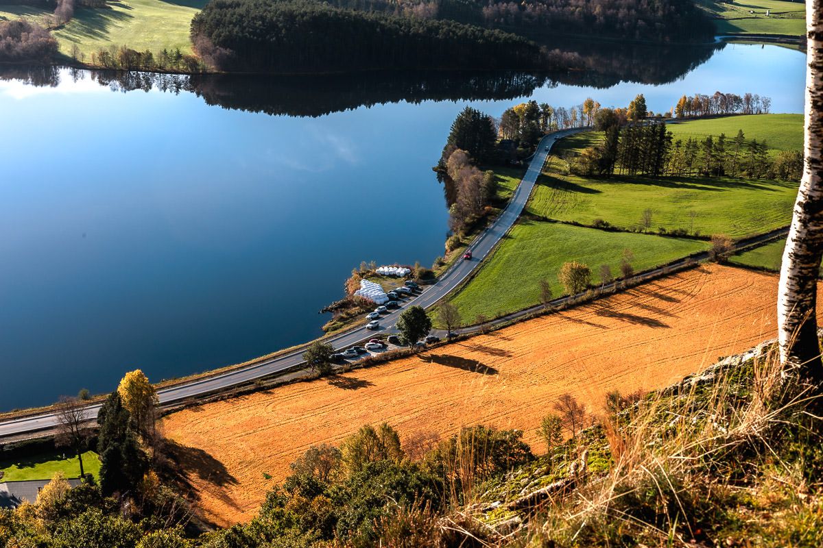 Naturfoto tatt fra Hengjafjellet på Lima i Gjesdal kommune, i Rogaland.