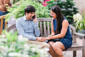 Proposal Engagement at Lincoln Park Conservatory, Chicago by Lake Geneva Photography