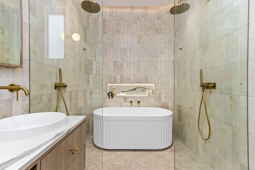 Real estate photography of a modern Sydney bathroom