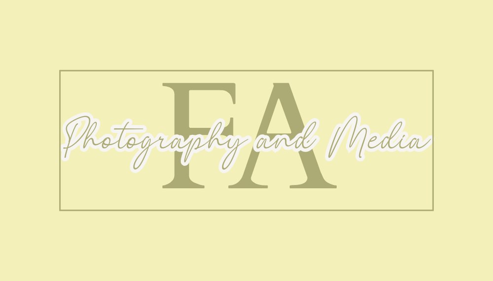 Business card made by FA Photography and Media.
