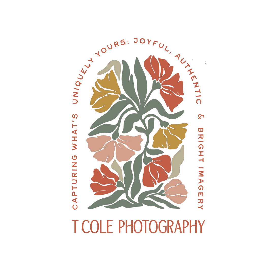 Floral logo designs in earth tones featuring botanical elements.