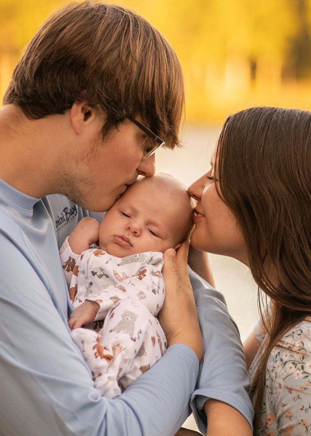 Newborn family photoshoot Pensacola FL