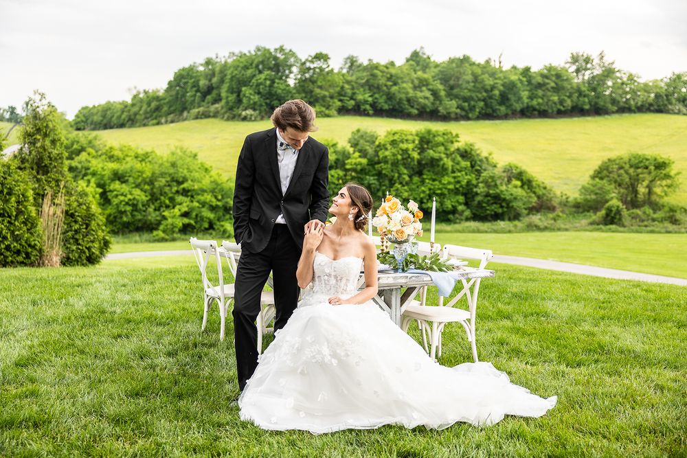 bride and groom, outdoor wedding, best wedding photographer, bride sitting, bride and groom poses, posing ideas, bridal portraits, true love