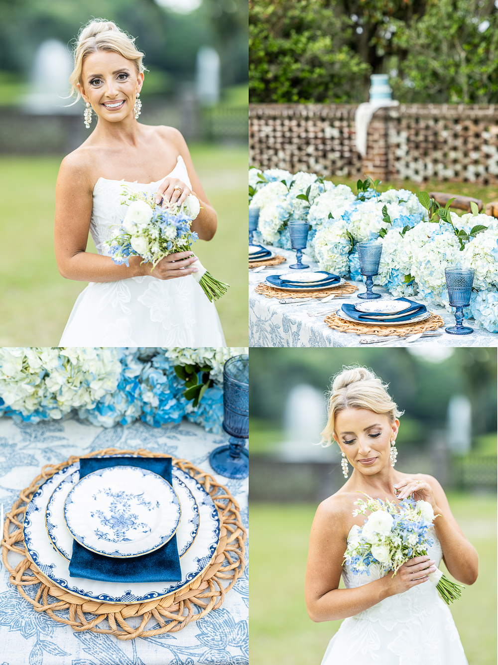 south carolina wedding photographer, wedding photographer, bride, bridal gown, wedding decor, wedding flowers, table settings, reception
