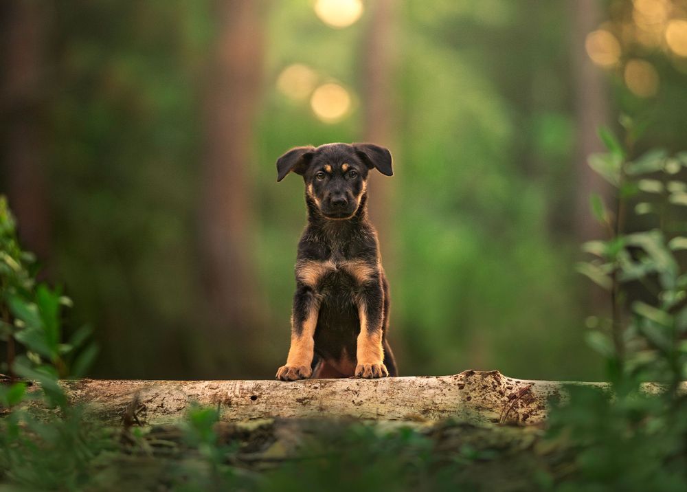 Fine art Pensacola dog photoshoot