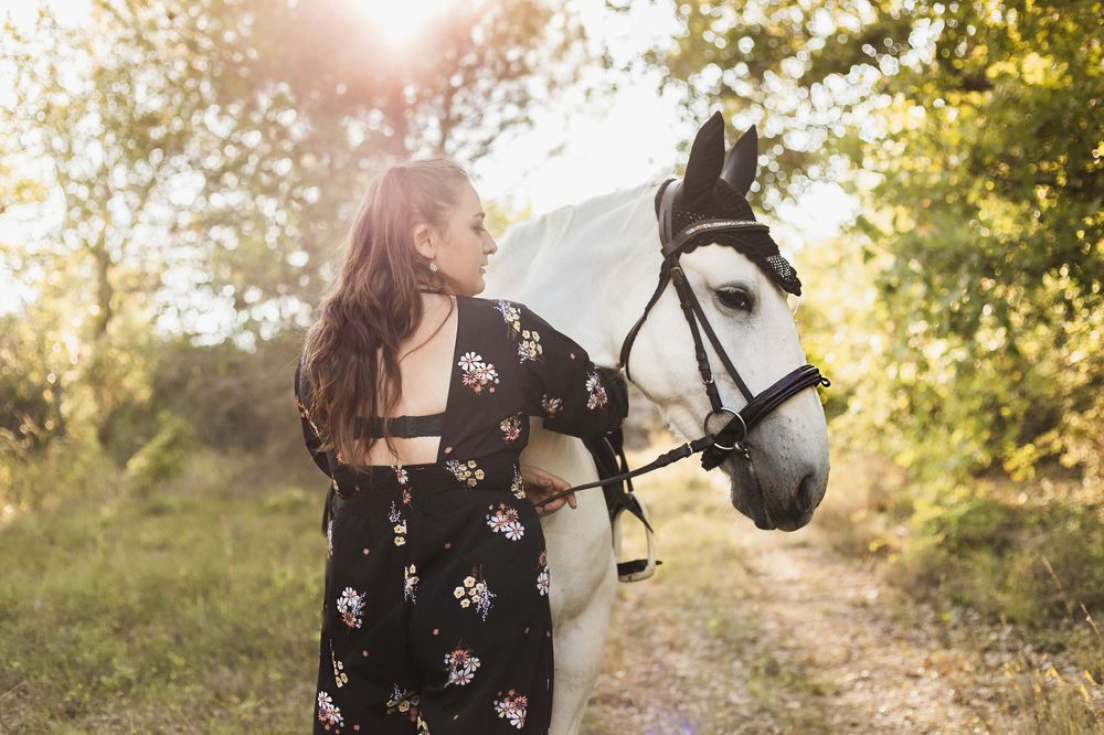 Séance photo animalière à Cotignac dans le Var – chiens, chats et chevaux