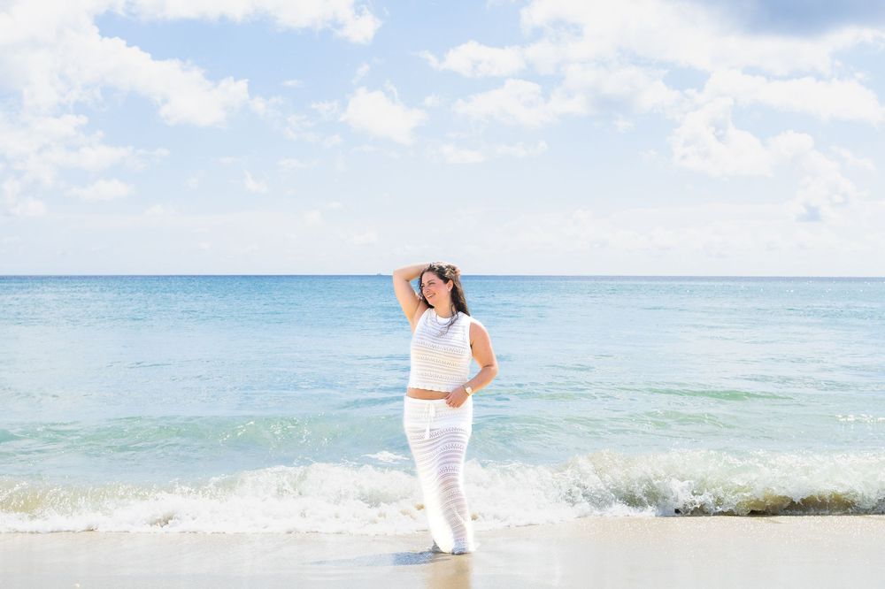 beach portrait photo