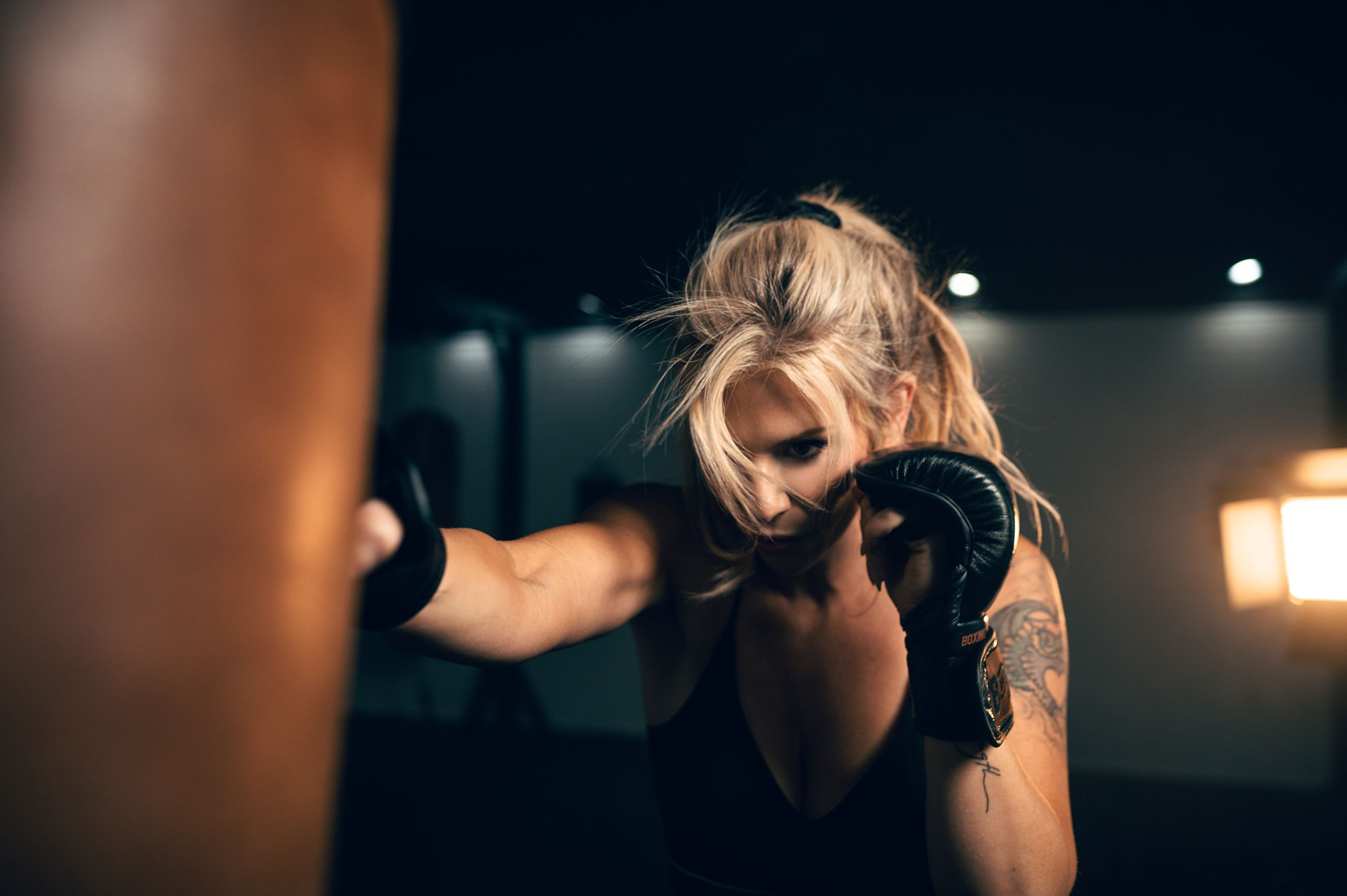 Salt Lake City Utah Fitness and kickboxing photography poses. Moody, professional photos that show movement, life, and authenticity.