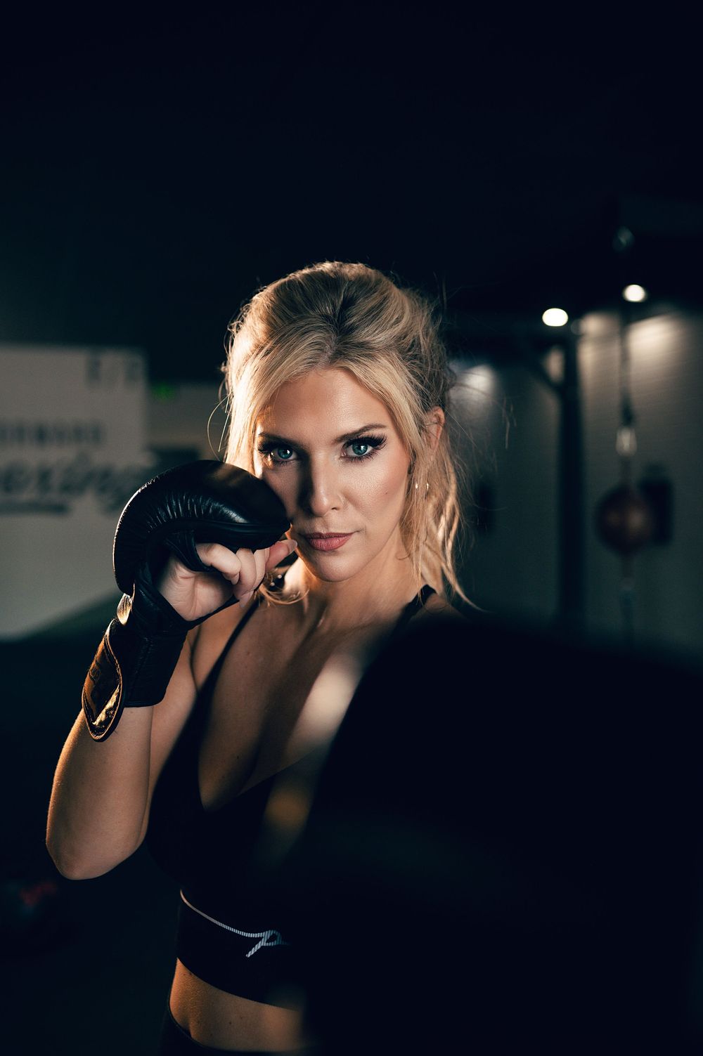 Salt Lake City Utah Fitness and kickboxing photography poses. Moody, professional photos that show movement, life, and authenticity.