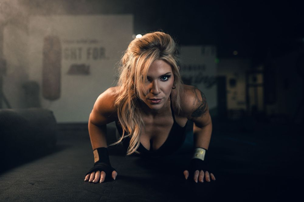 Salt Lake City Utah Fitness and kickboxing photography poses. Moody, professional photos that show movement, life, and authenticity.