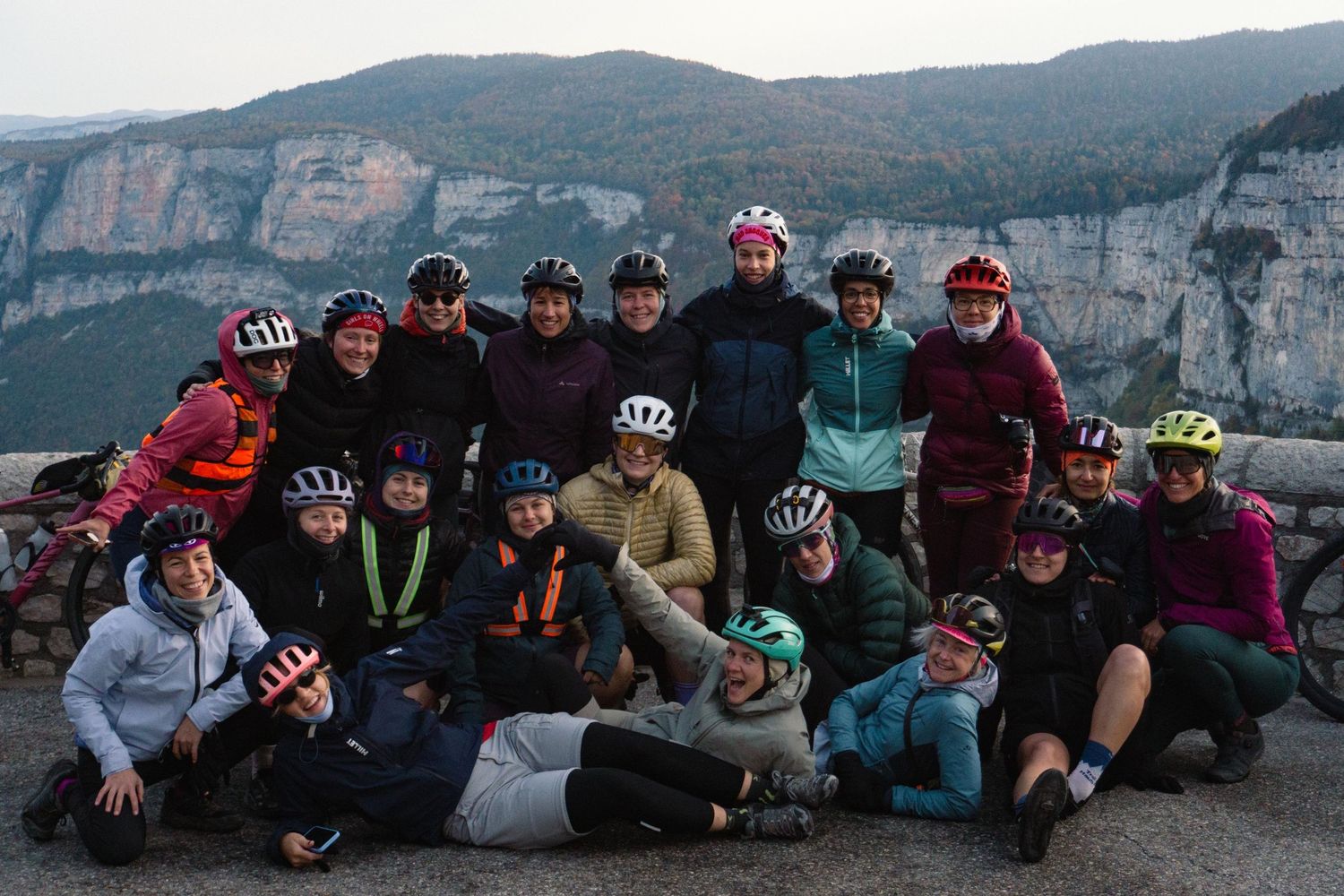photo lors d'un bivouac de bikepacker
