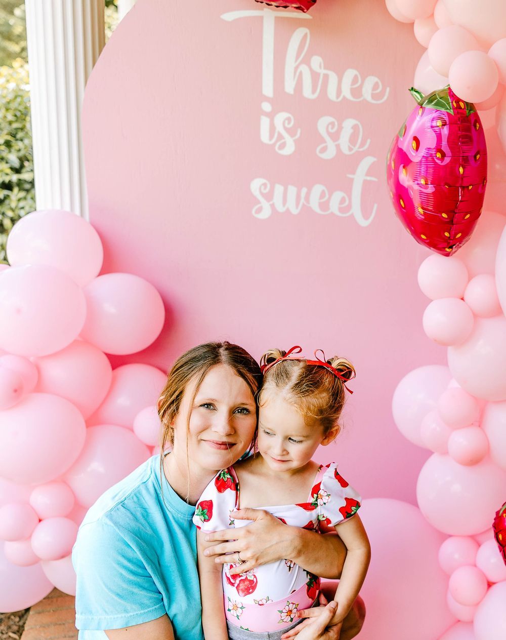 Milestone photo of a Mom & daughter for a birthday session located in Clover, SC.