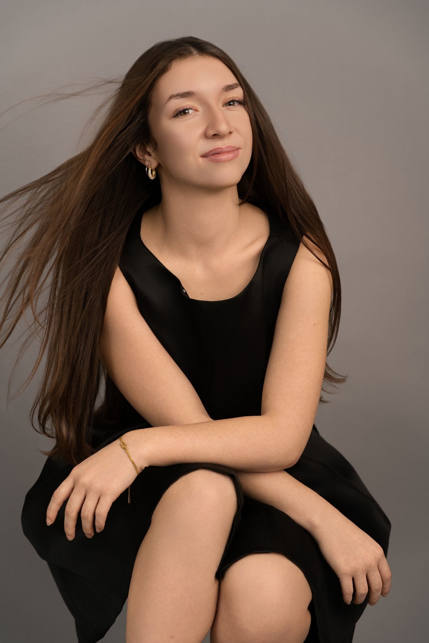 Senior portrait by Soulful Portraits by Mayeluz, capturing elegance and confidence in Charlotte, NC.