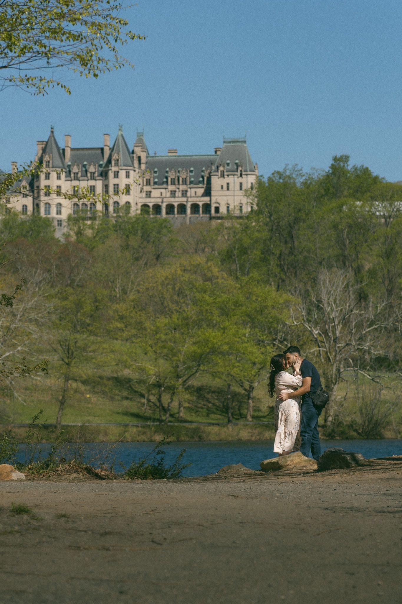 romantic proposal engagement adventure session biltmore estate surprise photographer inclusive asheville NC SC TN GA