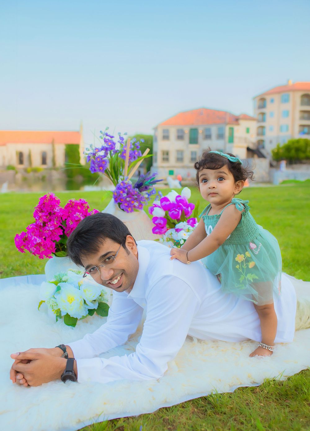 Frisco covering all of Dallas TX cake smash photography session by Bhaire Photography, joyful milestone baby portraits.