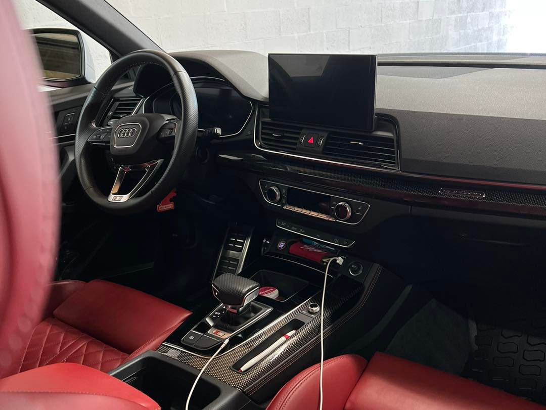 Interior auto detailing