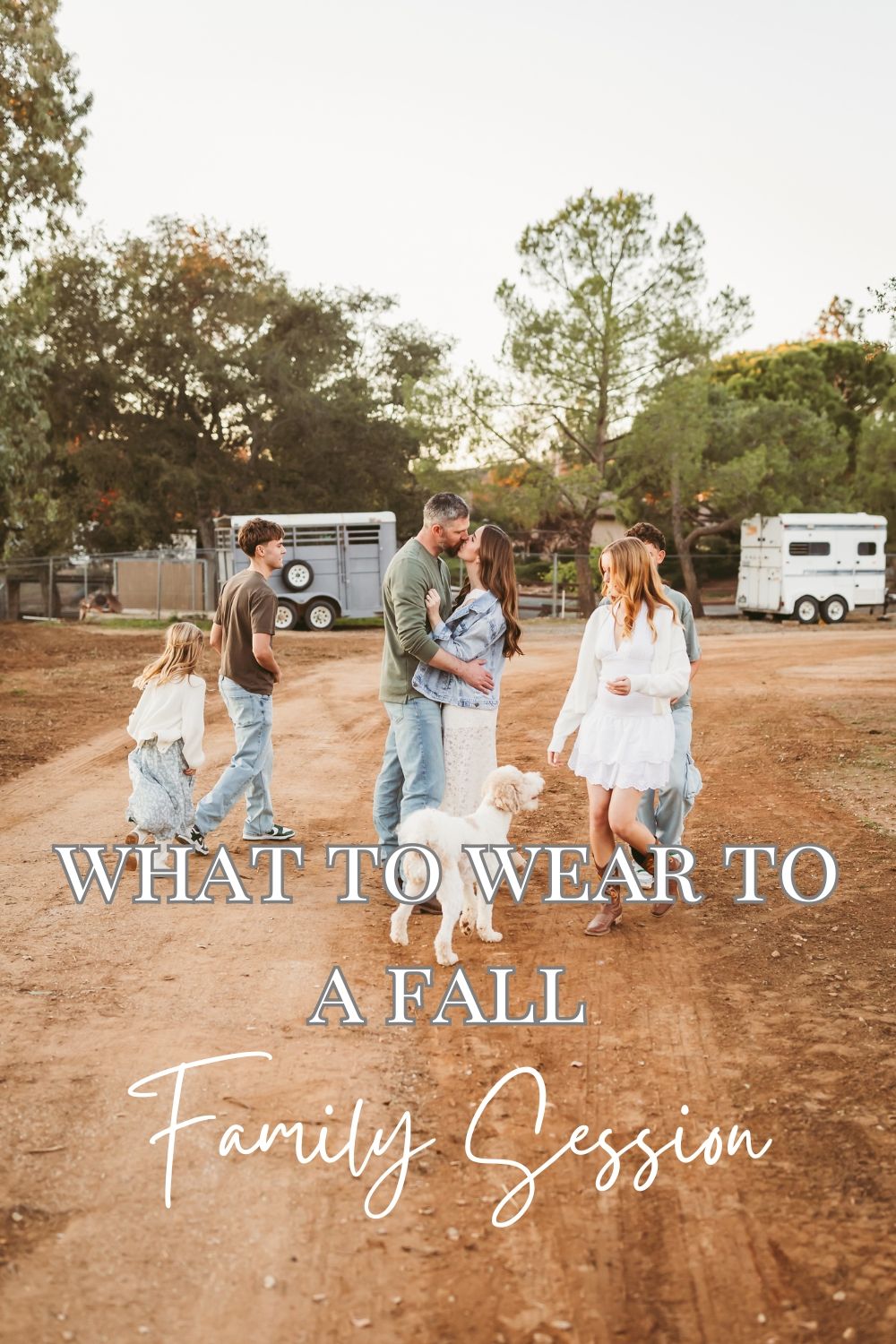 what to wear to a fall family session at blooming ridge ranch in cherry valley ca with heidi grace photography