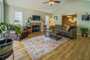 Picture of a large, spacious living room taken at  a local Real Estate Photography shoot.