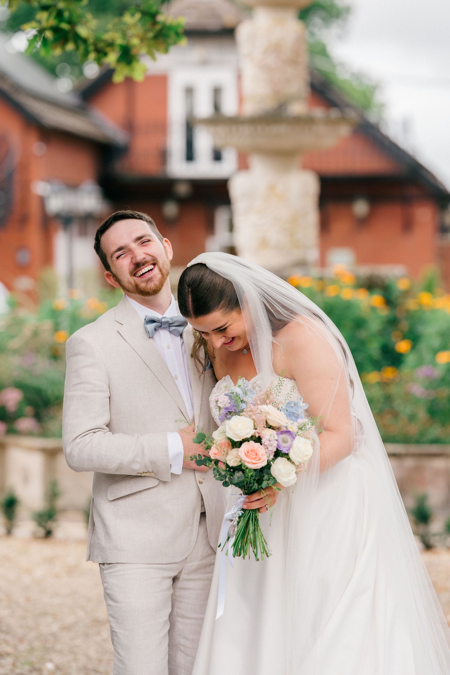 Couple walking together wedding photography