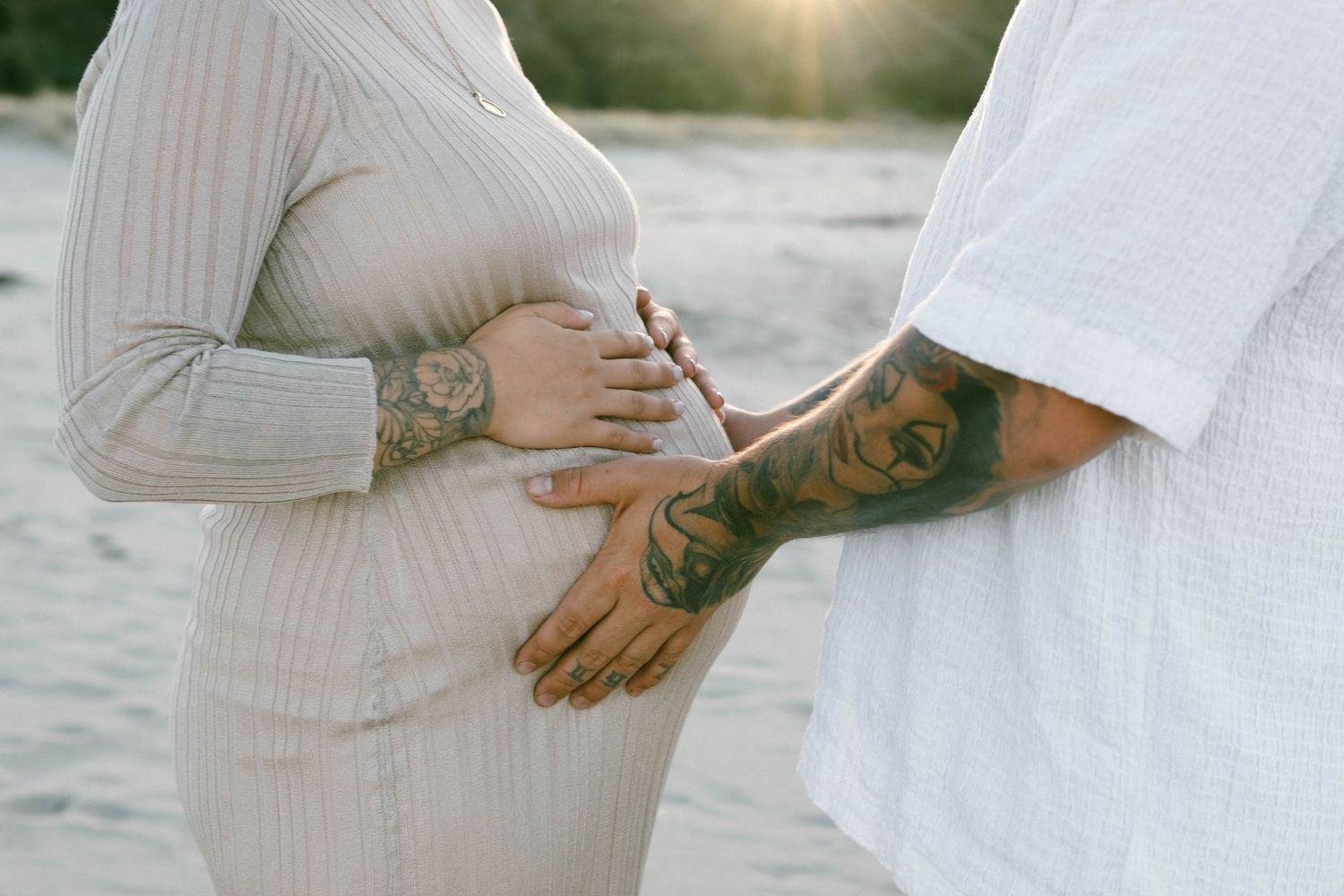 Maternity Sunset Photography Cooks Beach Whitianga Coromandel Family Photographer