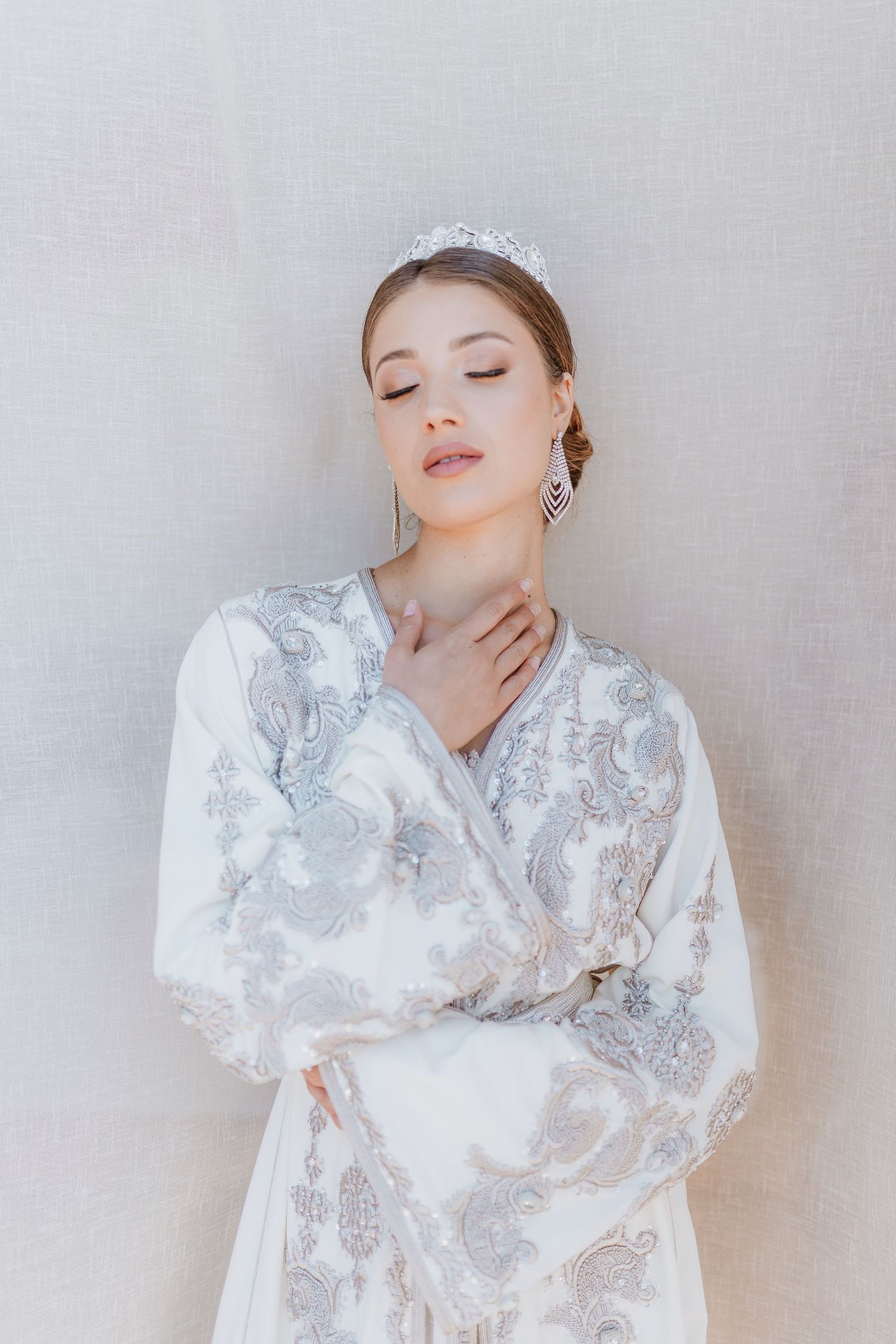 Bride getting ready, morocco