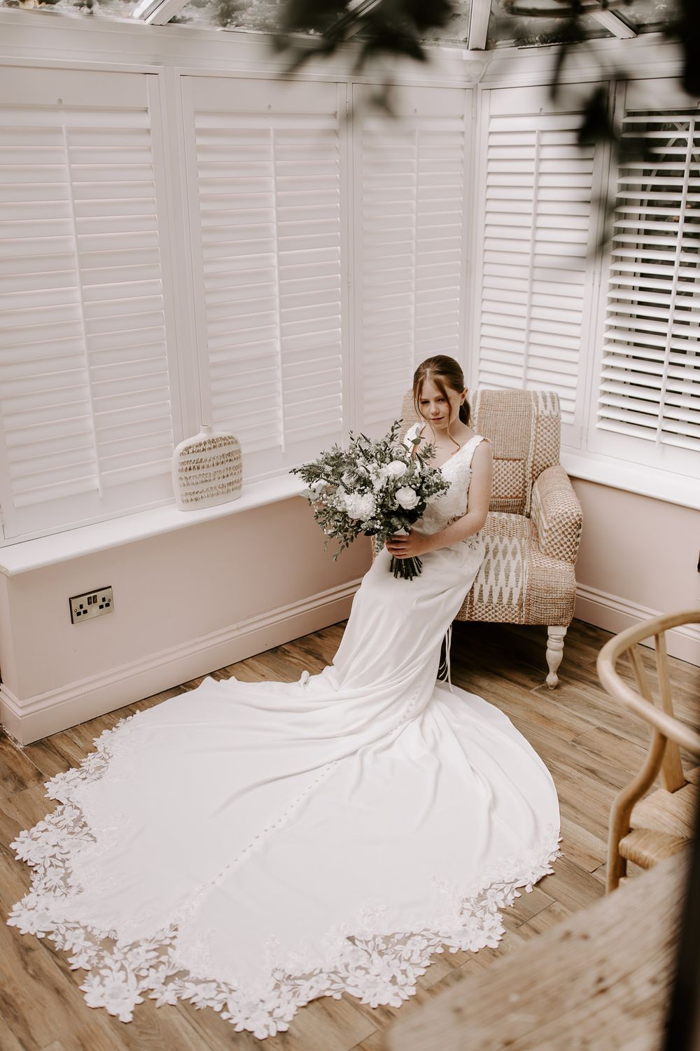 daughter in mums wedding dress