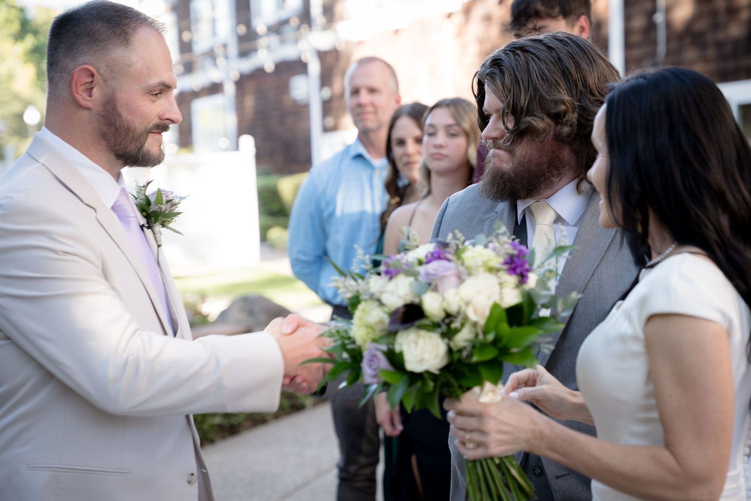 Folsom wedding photographer - Wedding ceremony at Lake Natoma Inn in Folsom, Calif.