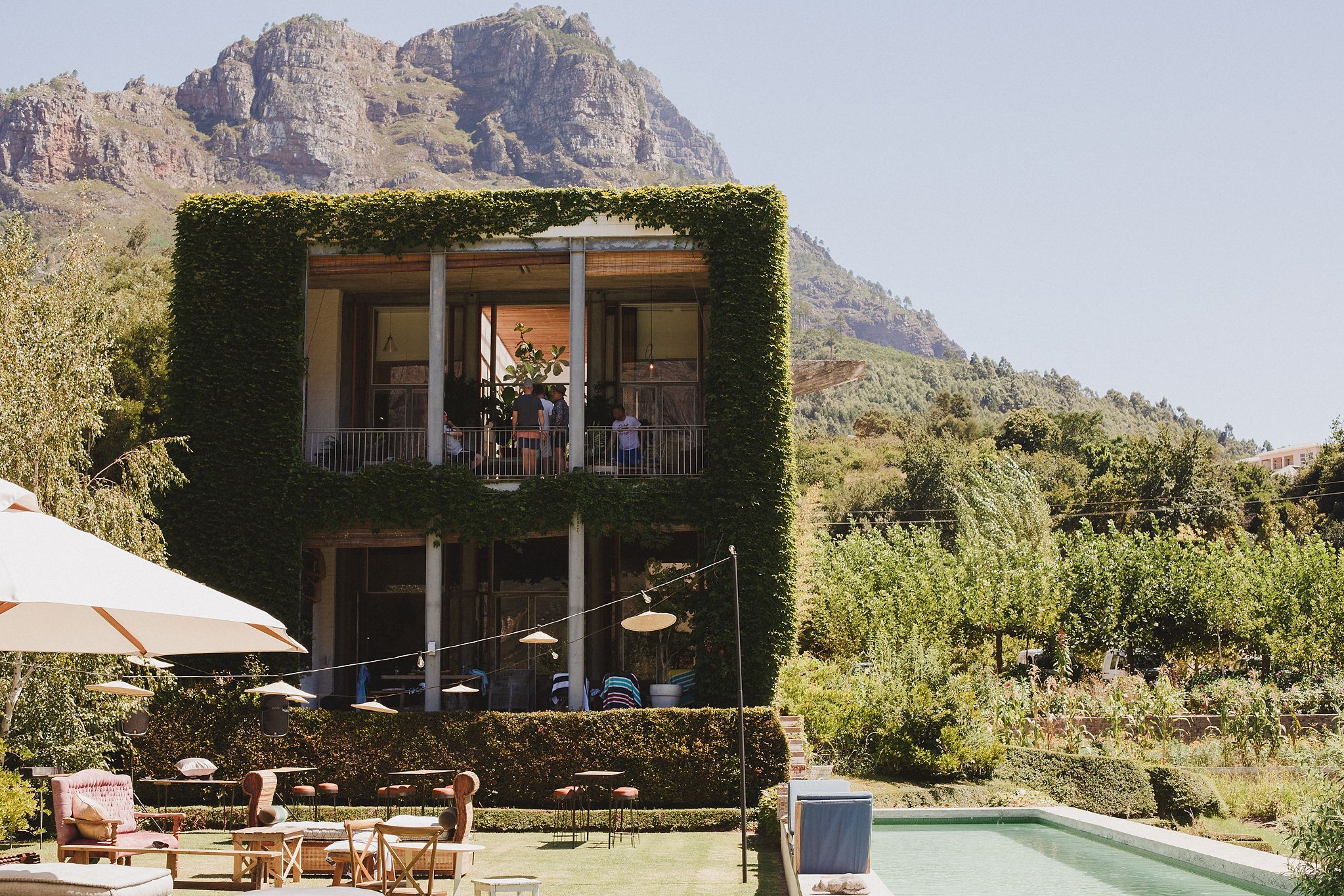 The villa next door at Johannesdal 1207 with elegant interiors and garden views