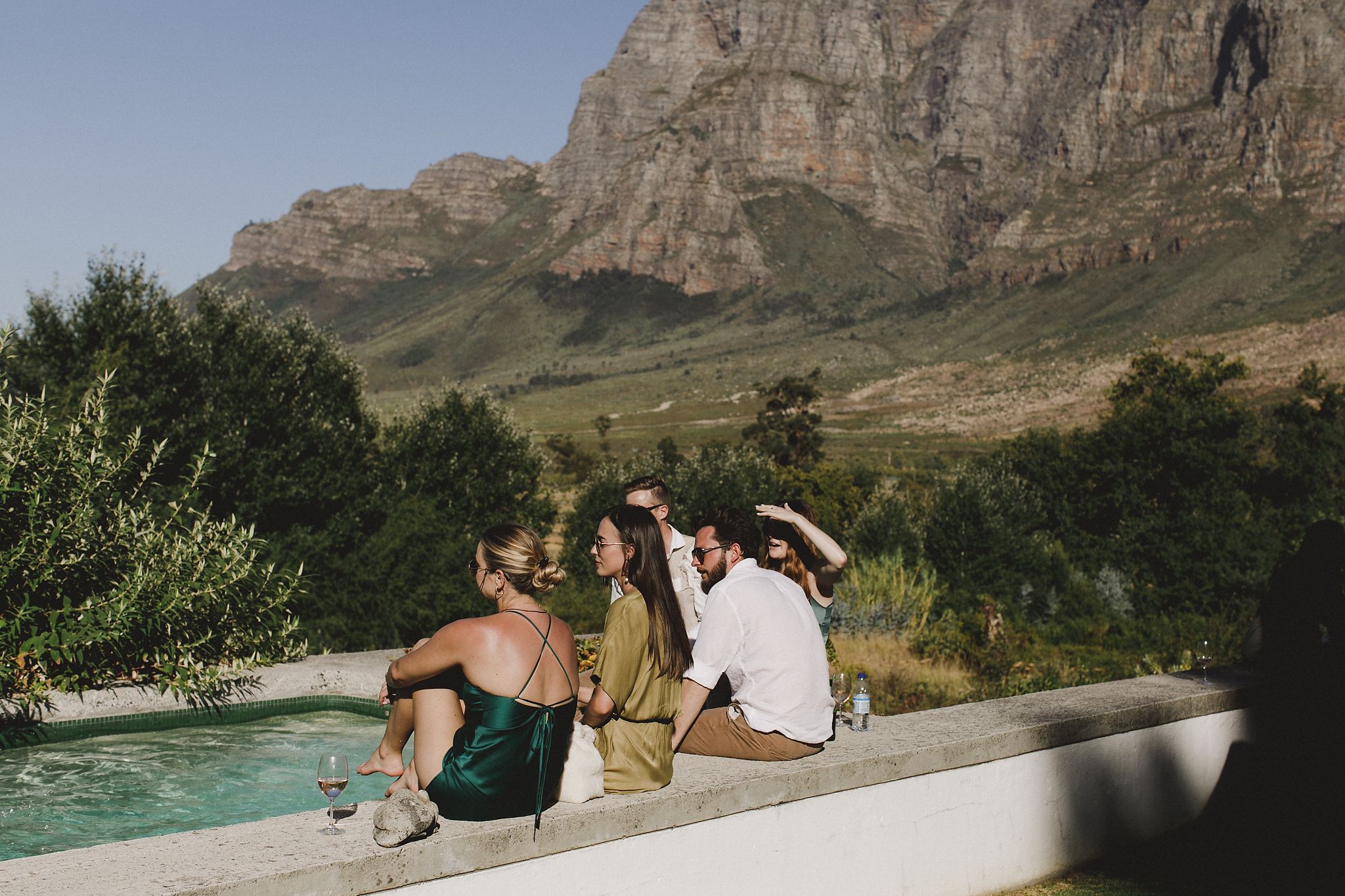 The villa next door at Johannesdal 1207 with elegant interiors and garden views