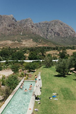 The villa next door at Johannesdal 1207 with elegant interiors and garden views