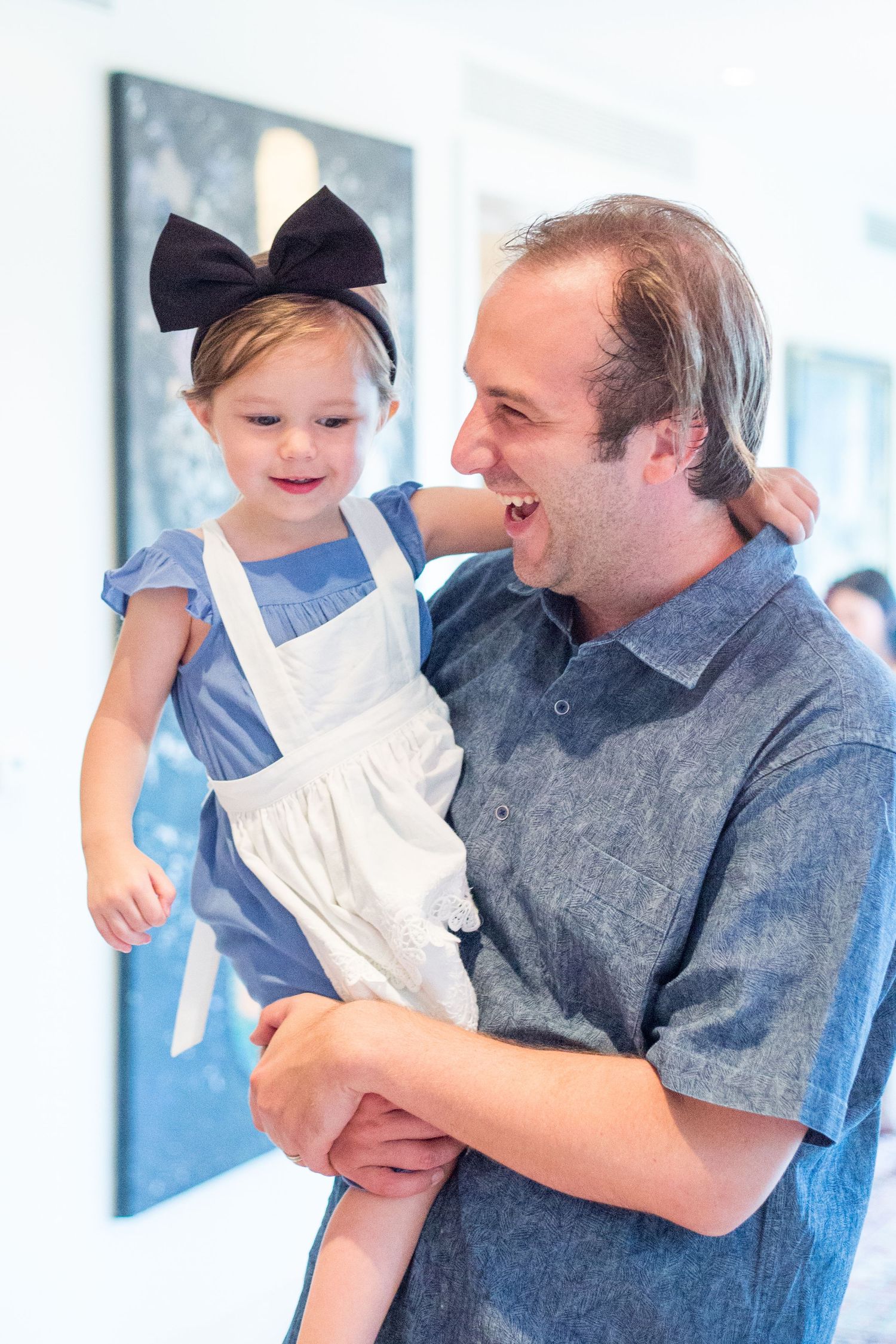 Father and daughter. Kids birthday party in Guaynabo, Puerto Rico.