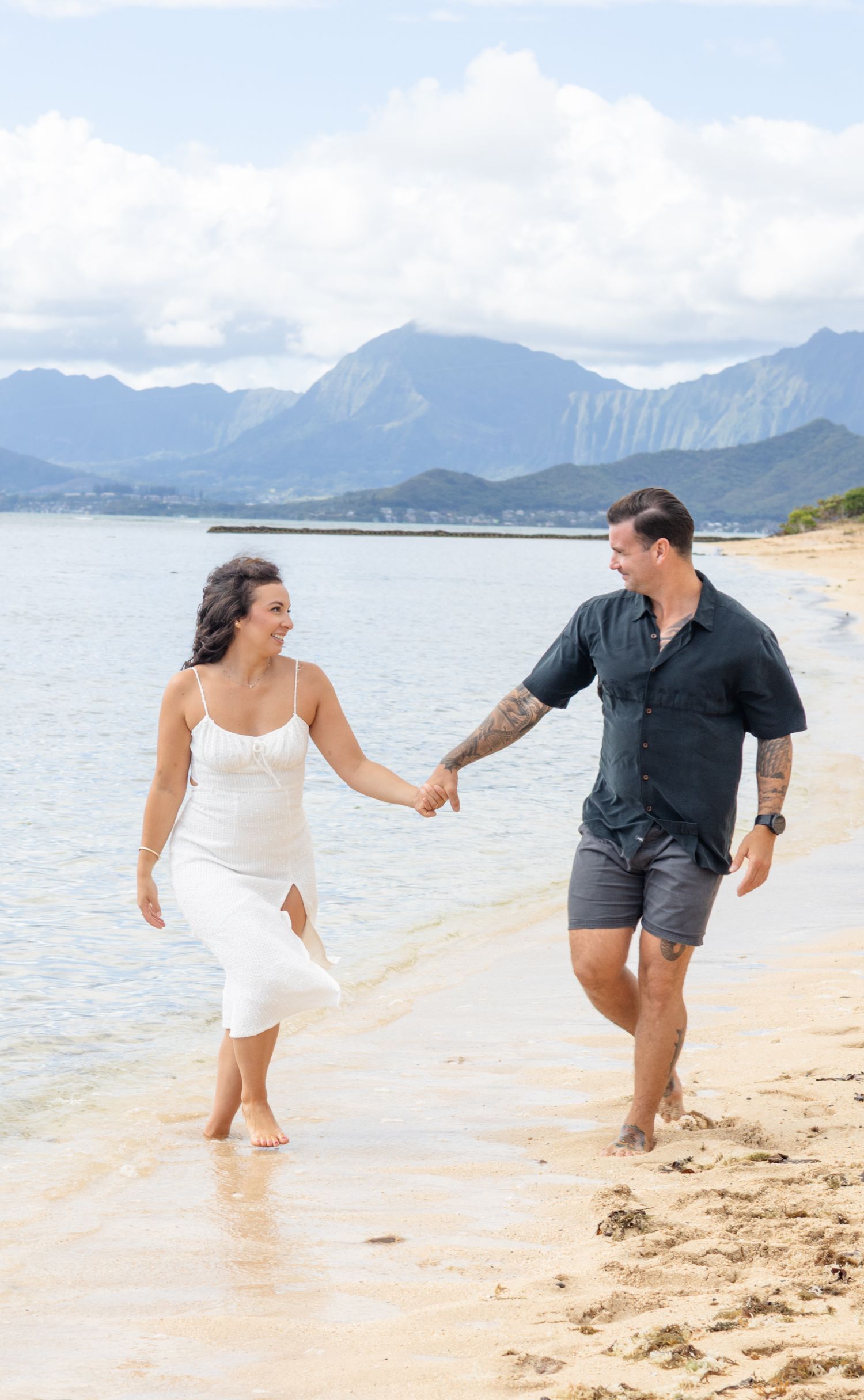 Forever Best Friends. Adrianna & Andrew first met in Guam and then brought their love over to Hawaii. They are the epitome of Island Love.