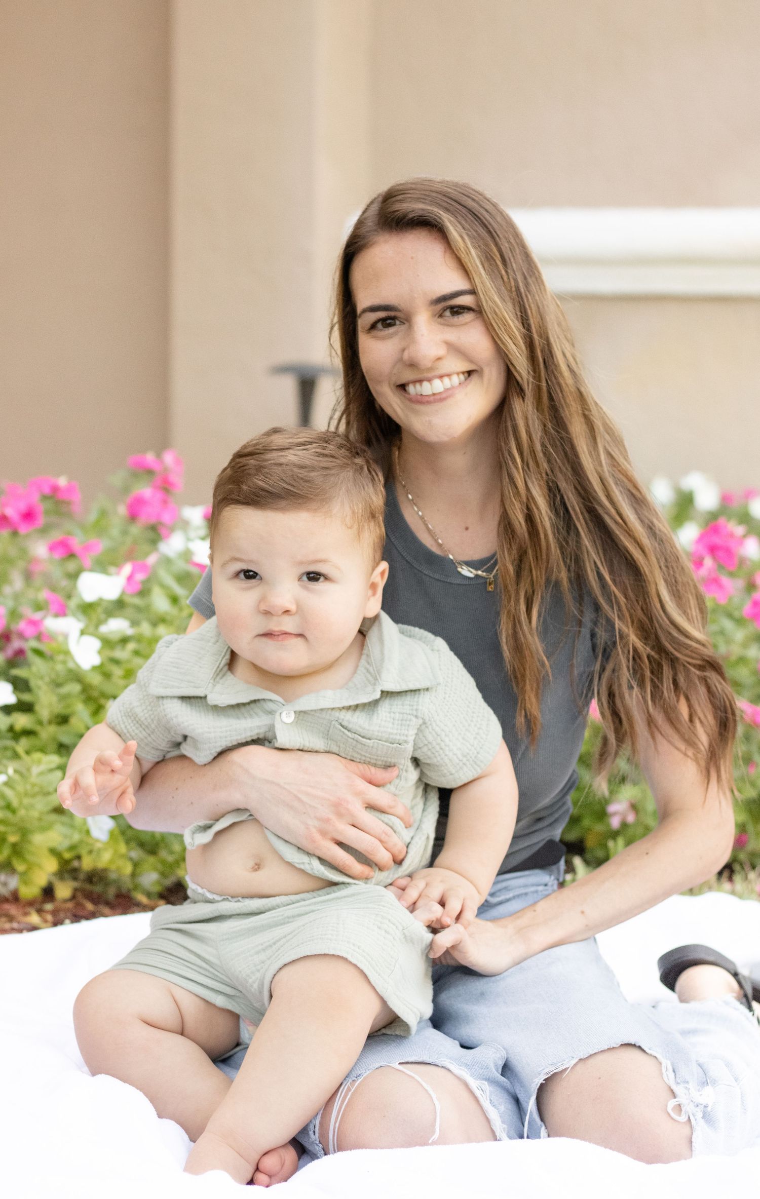 mother and son photo session south florida